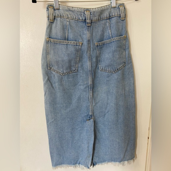 MIDI denim skirt - Picture 3 of 3